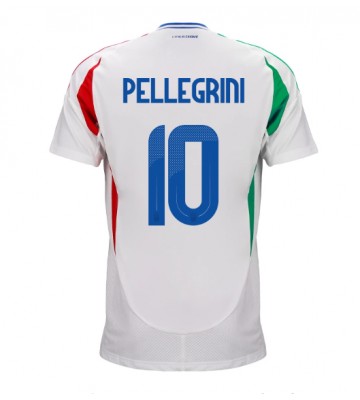 Italien Lorenzo Pellegrini #10 Replika Udebanetrøje EM 2024 Kortærmet